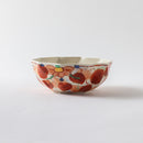 十角鉢　赤木の葉