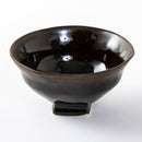 ハマ角茶碗　モカ