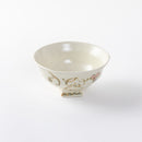 ハマ角茶碗　アラベスク