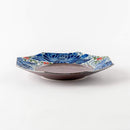 八角大皿　ブルーハルディン