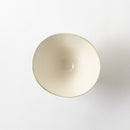 朝顔鉢　織部ト草