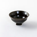 ハマ角茶碗　モカ
