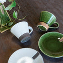 粉引くし目 コーヒーカップ