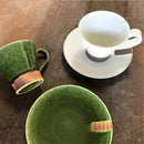 織部くし目 コーヒーカップ