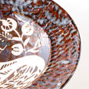 彫入リム皿　（小）きどり