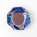 八角大皿　ブルーハルディン