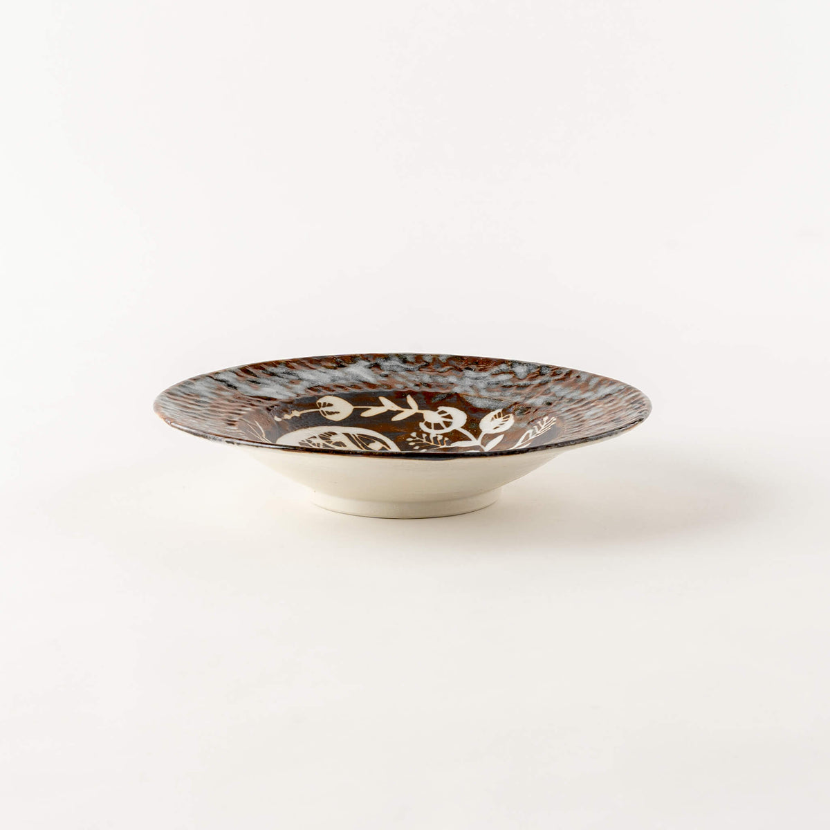 彫入リム皿 （小）きどり