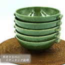 粉引くし目 スープ碗