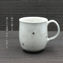 粉引ドット マグカップ