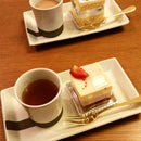 粉引くし目 長角皿（小）