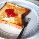 粉引千段 22.5cm皿