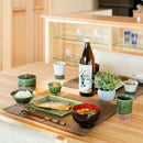 粉引くし目 長角皿（大）