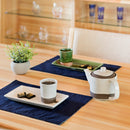 粉引くし目 長角皿（小）