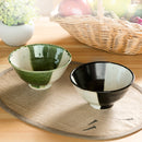 織部掛分点紋（大）飯碗