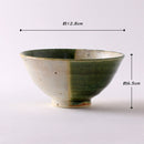 織部掛分点紋（大）飯碗