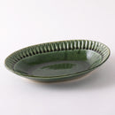 織部しのぎ 楕円浅鉢