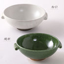 粉引くし目 スープ碗