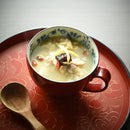 根来 カフェオレカップ 渕唐草