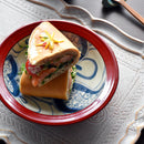 曙 スープ皿 花唐草